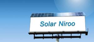 تابلو تبلیغاتی خورشیدی