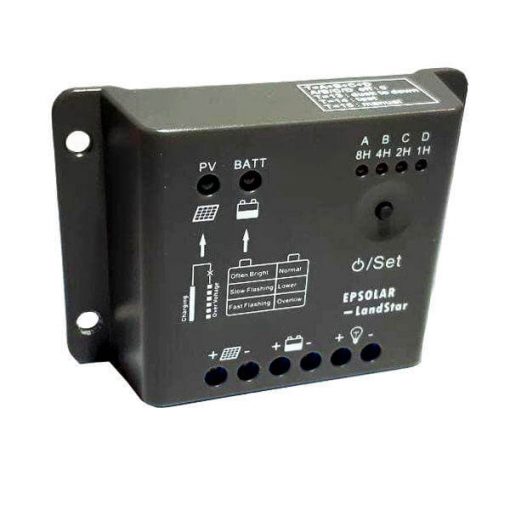 شارژکنترلر 5 آمپر PWM برند ای پی اور LS0512R مخصوص برق خورشیدی