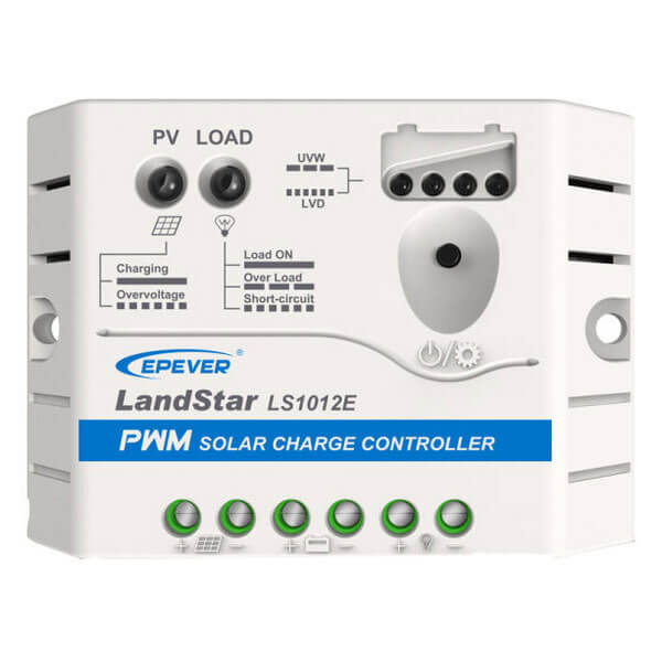 شارژکنترلر 10 آمپر PWM برند ای پی اور LS1012E مخصوص برق خورشیدی شارژکنترلر 10 آمپر PWM برند ای پی اور LS1012E مخصوص برق خورشیدی
