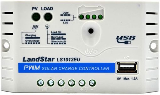 شارژکنترلر 10 آمپر PWM برند ای پی اور LS1012EU مخصوص برق خورشیدی شارژکنترلر 10 آمپر PWM برند ای پی اور LS1012EU مخصوص برق خورشیدی
