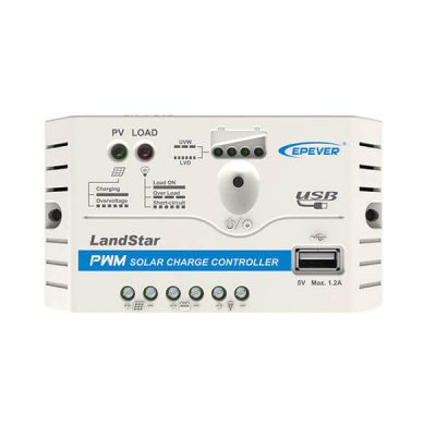 شارژکنترلر 10 آمپر PWM برند ای پی اور LS1024EU مخصوص برق خورشیدی