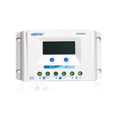 شارژکنترلر 30 آمپر LCD دار PWM برند ای پی اور مدل VS3024A