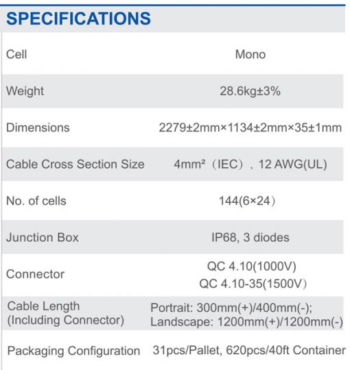 پنل خورشیدی 540 وات برند JA SOLAR پنل خورشیدی 540 وات برند JA SOLAR