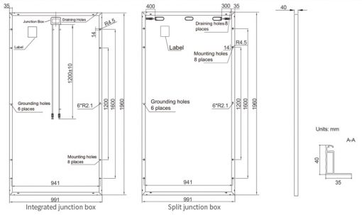 پنل خورشیدی 360 وات مونوکریستال برند JA