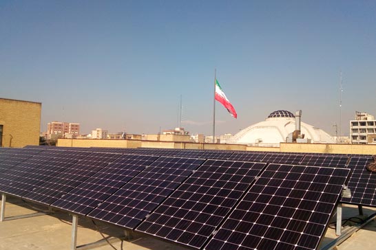 نیروگاه خورشیدی در تهران