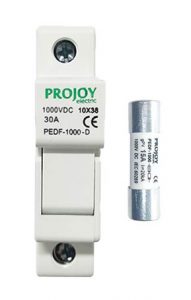 فیوز سیلندری پنل خورشیدی