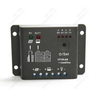 شارژکنترلر 5 آمپر PWM برند ای پی اور LS0512R مخصوص برق خورشیدی