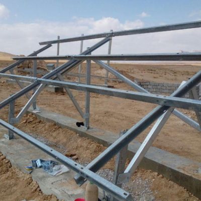 استراکچر پنل خورشیدی مناسب سطح زمین