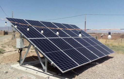 استراکچر پنل خورشیدی زمینی