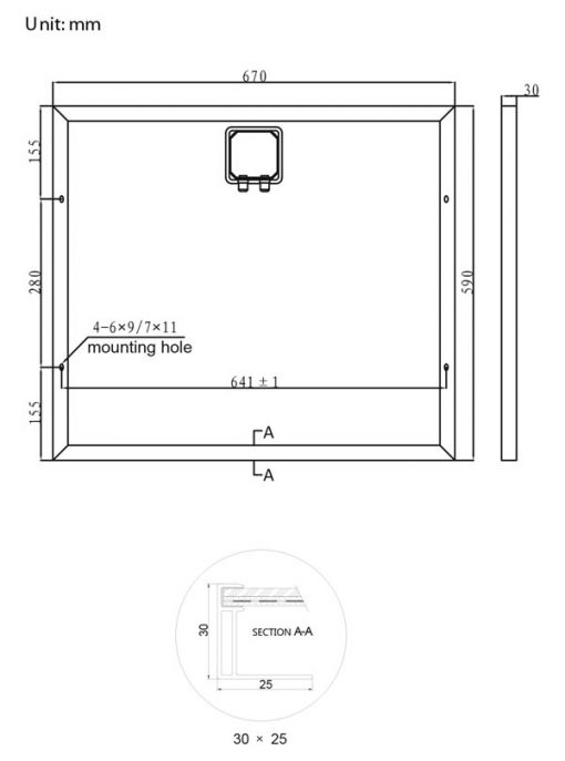 پنل خورشیدی 60 وات پلی کریستال یینگلی پنل خورشیدی 60 وات پلی کریستال یینگلی